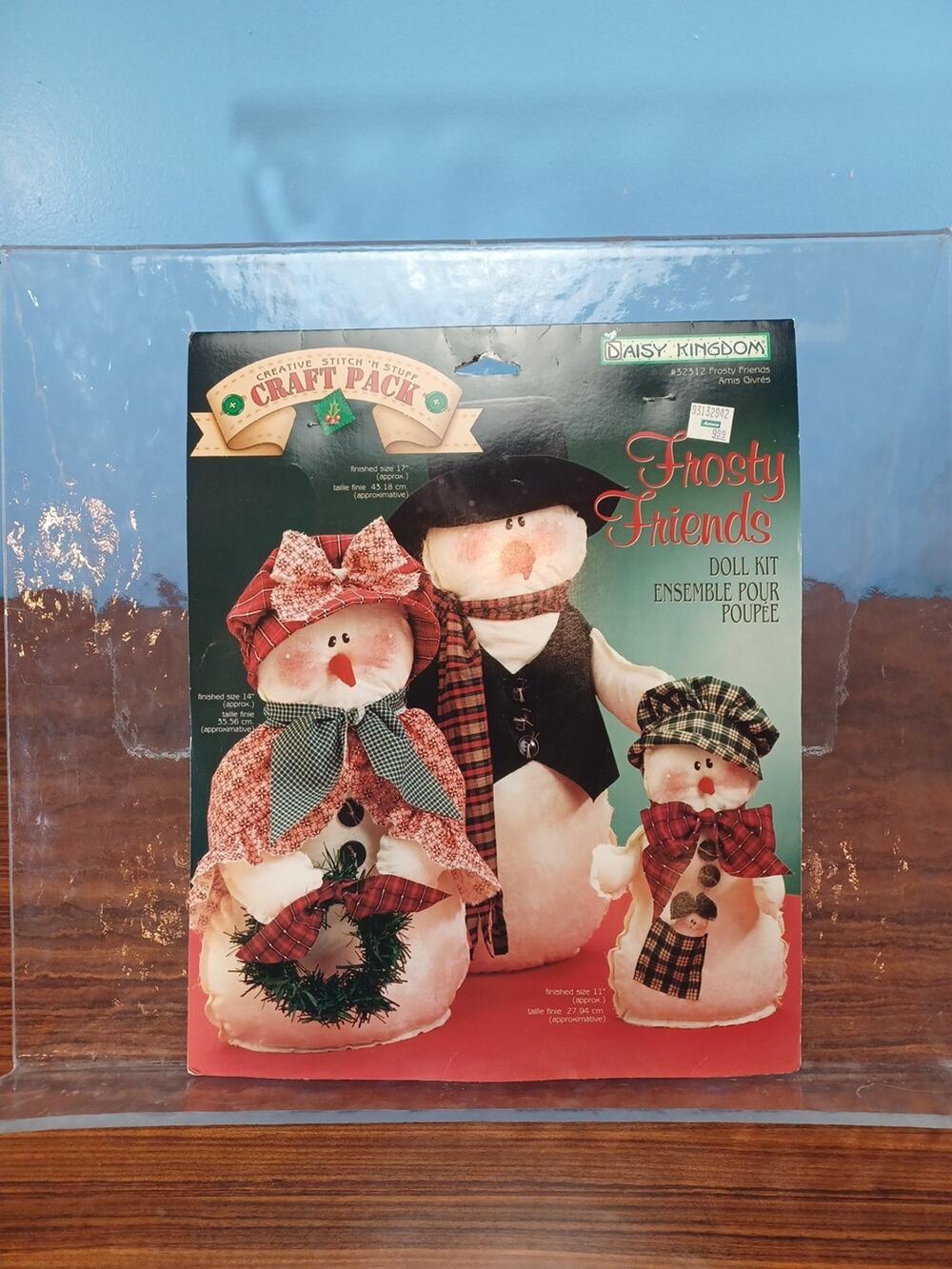 Daisy Kingdom Frosty Friends Doll Kit #32312 Creative Stitch N Stuff Craft Pack